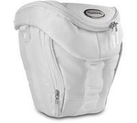 Mantona Sac photo Colt - Étanche, accès rapide, sangle, compartiment pour accessoires, pour reflex et hybrides, couleur blanche