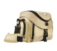 Mantona Sac photo Premium - accès rapide, sangle, protection poussière, pour hybrides et DSLR, sable/noir