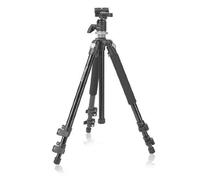 mantona Scout Stativ mit Kugelkopf, 142cm