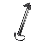 Mantona Selfy Monopode/Perche compatible avec GoPro, Smartphone, Appareil compact, etc. noir