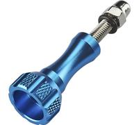 Mantona Set de vis et clé compatible avec GoPro (pour Hero 11 10 9 8 7, Session et autres caméras d'action, en aluminium anodisé haute résistance) bleu