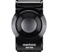 Mantona SM-850 Support Twist pour smartphone (support universel avec verrou tournant, plage de serrage entre 55 et 85 mm) noir