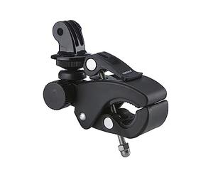 Mantona Support de Fixation XL pour GoPro Hero 11 10 9 8 7 6 5 4 3+, Session et Autres caméras d'action compatibles, Pince très Stable pour Tubes et Pieds de trépied avec raccord 1/4"