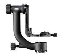 Mantona Tête de trépied Gimbal TK-I pour téléobjectif (capacité de charge 10 kg, poids 1,4 kg, incl. plateau de fixation rapide, raccord 3/8 pouce)
