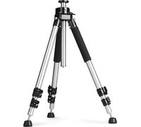 Mantona Trépied Basic Fortis 161S - aluminium, stable, hauteur max 161 cm, charge 10 kg, avec sac de transport