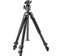 Trépied Mantona Pro Makro II Stativ 1/4 pouce, 3/8 pouce Hauteur de travail=17 - 151 cm noir tête sp