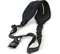 Mantona TWIN PADDY Sangle appareil Photo Quick Strap - Longueur 112–163 cm - Bandoulière Charge 5 kg - Courroie Épaule Filetage standard 1/4" - Harnais photo pro - Accessoires Matériel photographique
