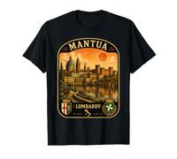 Mantoue Italie Vintage Lombardie Voyage Mantoue Vacances T-Shirt