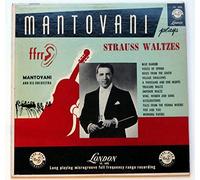 Mantovani & his Orchestra Strauss Waltzes Original London Records FFRR release LL 685 Imported from England (1953)