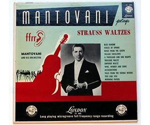 Mantovani & his Orchestra Strauss Waltzes Original London Records FFRR release LL 685 Imported from England (1953)