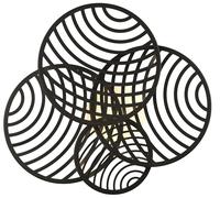 Mantra Collage plafonnier 1x60 W noir 7230