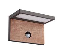 Mantra éclairage. Modèle RUKA. Applique murale d'extérieur avec capteur en aluminium et polycarbonate finition gris foncé