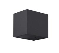 Mantra Iluminación. Modèle KANDANCHU Applique d'extérieur carrée fabriquée en aluminium finition gris foncé
