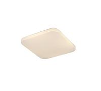 Mantra Iluminación. Modèle QUATRO II Plafonnier carré de 30 cm blanc Source de lumière LED 30 W 3000 K 1800 lm