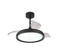 Mantra Iluminación Ventilateur plafonnier MISTRAL MINI noir