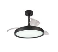 Mantra Iluminación Ventilateur plafonnier MISTRAL noir