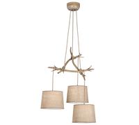 Mantra Sabina lampe suspendue 3x20 W bois 6176