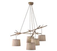 Mantra Sabina lampe suspendue 5x20 W bois 6175
