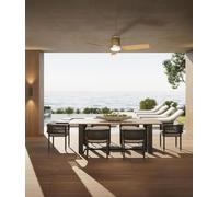 MANTRA - Ventilateur de plafond LED USHUAIA 30 W 2400 lm, 35 W puissance ventilateur, bois 2700 K-5000 K