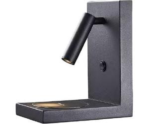 Mantra Zanzibar applique murale 1x3 W noir 6752