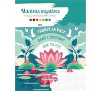 Mantras mystères - 45 coloriages mystères: Avec des pages détachables !