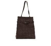MANU ATELIER sac à épaule en daim femme marron - UNI