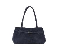 MANU ATELIER sac porté épaule en daim femme bleu - UNI