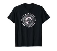 Manu Bay Surf Company Surfeur Rose Barrel T-Shirt Graphique avec Valeur