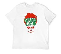 Manu Chao Tee Mano Negra Latino France Ska Punk Band T-Shirt Men T-Shirt White M