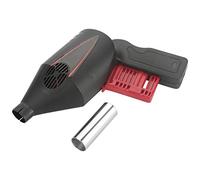 Manual BBQ Fan | Fire Starter for Charcoal Grill & Campfire | Portable Blower for Outdoor Camping/Picnic/Barbecue | No Battery Needed, Stainless Steel