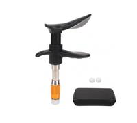 Manual Chiropractic Adjuster 10 Gear Single Head Stainless Steel Physical Spine Therapy Tool with Cloth Bag Gold