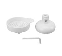 Manual Citrus Juicer Flat Head Pressure Plate | ABS Material Orange & Lemon Squeezer | Uniform Pressure for Maximum Juice Extraction | Stable Fruit Placement Design