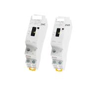 Manual Control Household Contactor Din Rail Type Modular Contactor 2P 16A 20A 25A 2NO or 2NC 220V EKFBQBGW(2P 25A 2NC 220V)
