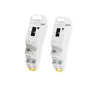 Manual Control Household Contactor Din Rail Type Modular Contactor 2P 16A 20A 25A 2NO or 2NC 220V EKFBQBGW(2P 16A 2NC 220V)
