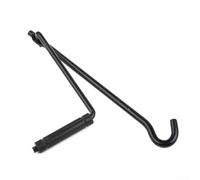 Manual Crank Handle for Car Scissor Jack 42cm | 42cm length, chrome finish, stainless steel body, plastic grip, single hole fit