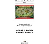 Manual D´Historia Moderna Universal Espino Lopez, Antonio (Auteur)