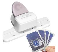 Manual Die Cutting Machine - ABS 16x9.2x6cm Paper Embosser | Stamp Pattern Pressing Die Cutter For Photos Paper Scrapbooking Photo Album Crafts | Single Sheet Press 80-350g