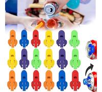 Manual Easy Can Opener,Soda and beer can opener and beverage can lid protector, Easy Can Opener,Beverage Can Cover, Cola can LIDS for picnic barbecues Beer or soda cans (18 pcs)