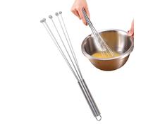 Manual Egg Beater - Stainless Steel Manual Hand Whisk Beater | Handheld Egg Frother Mixer Cooking Tool | Multi Purpose Kitchen Whisk for Eggs, Cream, Batter, Stirring Baking and Everyday Cooking