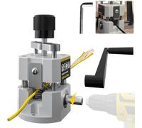 Manual Electric Cable Stripper,Hand Crank Wire Stripping Machine,0.2 x 2.5 cm Manual Electric Cable Stripper,with Crank Stripper,Copper Stripping Pliers for Wire Recycling