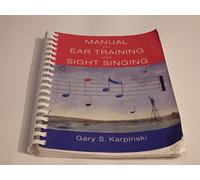 Manual for Ear Training and Sight Singing