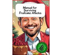 Manual for Surviving Fruitcake Attacks: Funny gift - Notebook | Book with empty lined pages | 6" x 9" (15.24 x 22.86 cm) | 200 pages, Perfect gag gift