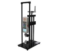 Manual Force Test Stand with Digital Push Pull Gauge - 150mm Stroke, Hand Wheel Operated for Compression and Tension Testing(100N)