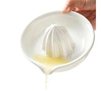 Manual Fruit Juicer - Handheld Lemon Press & Citrus Extractor Bowl