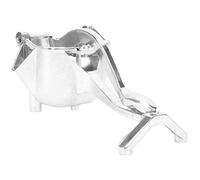 Manual Fruit Juicer & Lemon Press | Robust Aluminum Alloy Squeezer for Citrus/Oranges/Pomegranates | Secure Base, Easy Pour Spout | Removable Parts for Quick Maintenance (Argent)