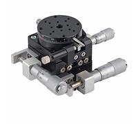 Manual Linear Stage | 3 - Axes Trimming Platform with ±6.5mm XY Travel & 0.01mm Accuracy | Accurate Positioning Table for Optical Experiments/Testing Equipment
