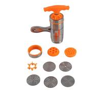 Manual Noodle Pasta Maker,Household Stainless Steel Noddles Presser Making Machine,Manual Pasta Machine Pasta Press Noodle Machine with 7 Moldss,Pasta Tools