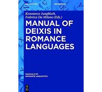 Manual Of Deixis In Romance Languages