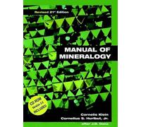 Manual Of Mineralogy. Cd-Rom Version 2.0 Included, 21st Edition, Edition En Anglais