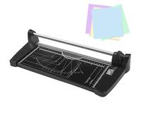 Manual Paper Cutter, A2/A3/A4 Heavy Duty Guillotine Trimmer With Up To 10 Sheet Cuts, Sliding Cutter Head And Metal Panel Scale, Paper Cutter For Office School Craft Scrapbooking A4